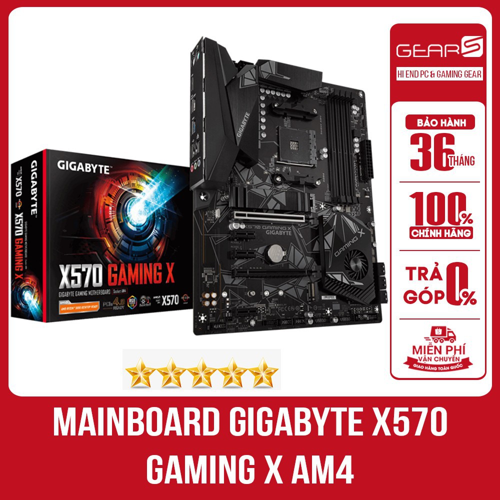 Bo mạch chủ GIGABYTE X570 GAMING X AM4 ATX