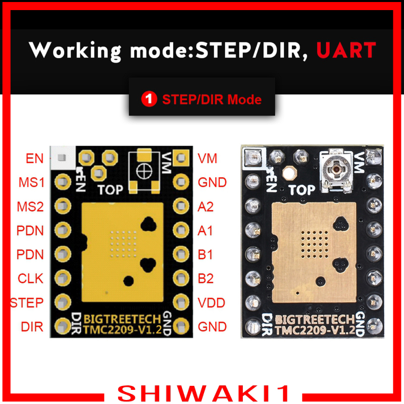 Phụ tùng động cơ tăng bước TMC2209 2.8 A cho máy in 3D SKR V1.2