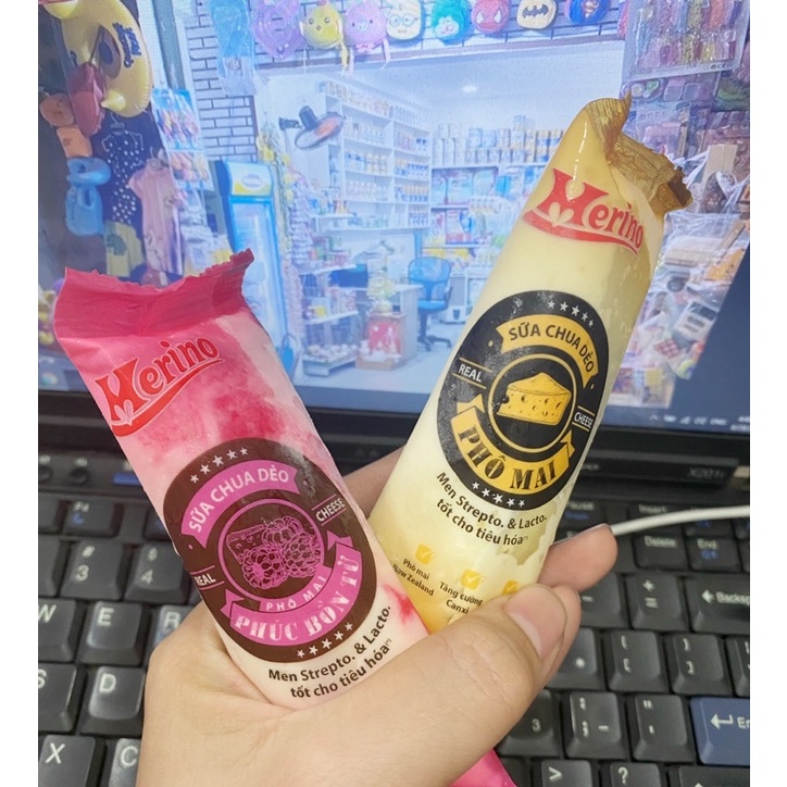 Thùng 55 bịch sữa chua dẻo phô mai merino