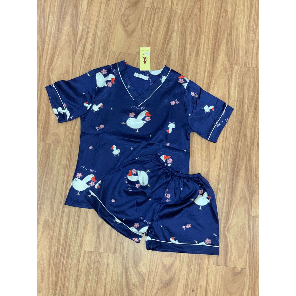 [ẢNH THẬT] ĐỒ NGỦ NỮ LỤA HỌA TIẾT DỄ THƯƠNG | BigBuy360 - bigbuy360.vn