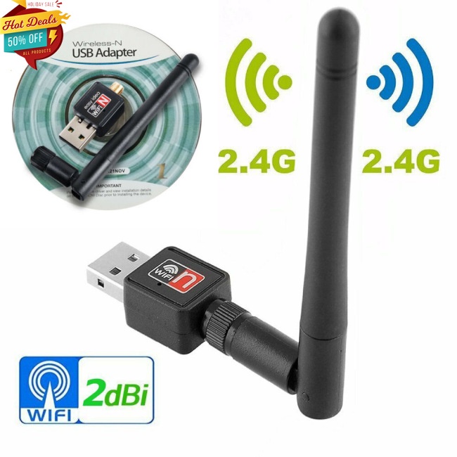 Thẻ Mạng Wifi Không Dây Usb Rtl8188 Mt7601 150m Chất Lượng