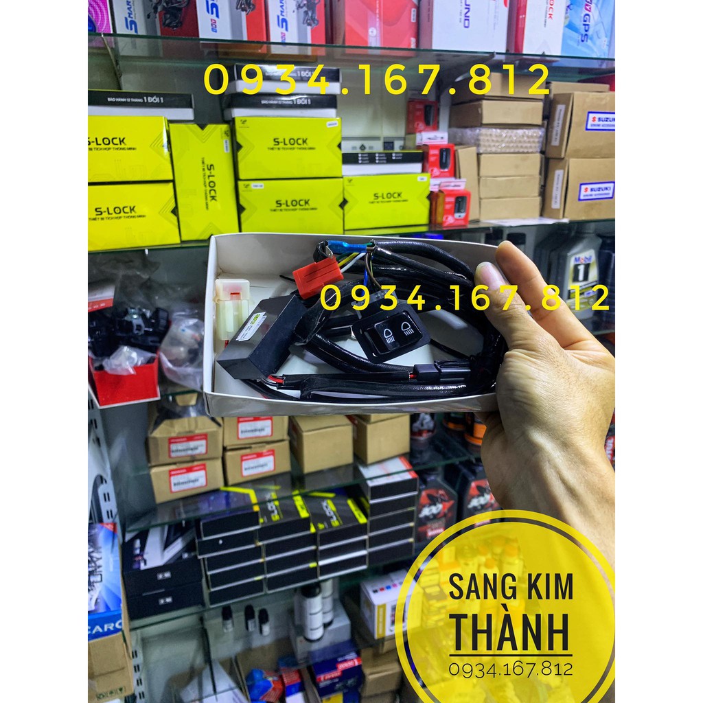 Mạch Passing Sh Xe AB 2012 2013 2014 2015 Kiêm Tắt Mở Đèn Trợ Sáng Bi Cầu Mini Tặng kèm Nút Passing Sh