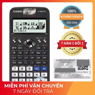 Máy tính fx 580vn x tặng kèm 1 tẩy 1 bút chì bảo hành 7 năm 1 đổi 1 trong vòng 1 năm