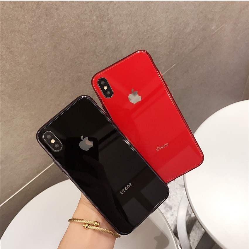 Ốp lưng iPhone Giả Kính viền si ( ốp cứng) | BigBuy360 - bigbuy360.vn