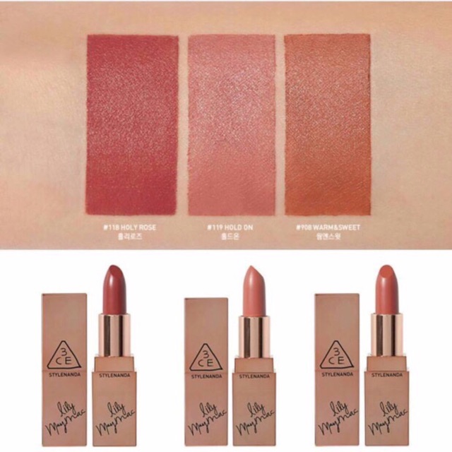 Son thỏi 3CE Lily MayMac Matte Lip Color