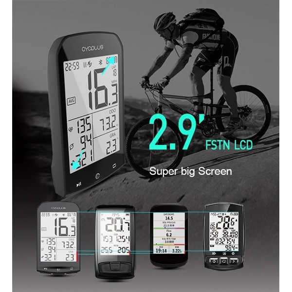 Đồng hồ GPS CYCPLUS M1  Siêu phẩm đồng hồ tốc độ không cần senso