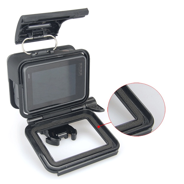 Khung nhựa bảo vệ Gopro 7 6 5 4 3 2 1 bằng nhựa cao cấp hãng Kingma phụ kiện máy quay hành động