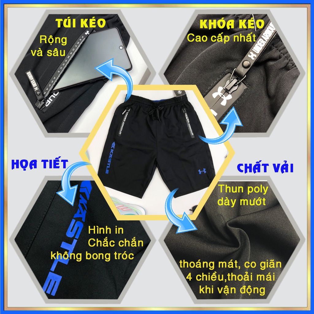 Quần thể thao nam cao cấp đẹp Q11 quần sọt nam giá rẻ short nam ngắn lưng thun có size lớn cho người mập big size