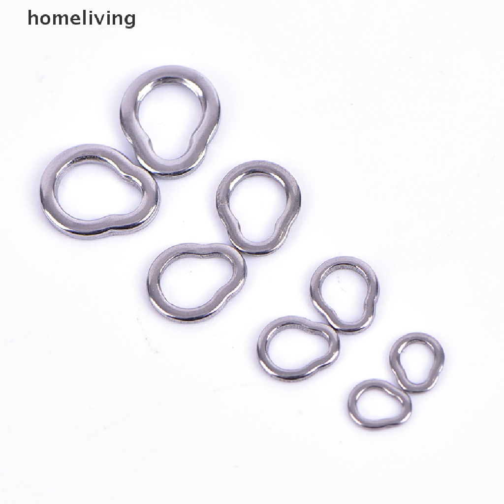 10 Vòng câu cá bằng thép không gỉ liền mạch