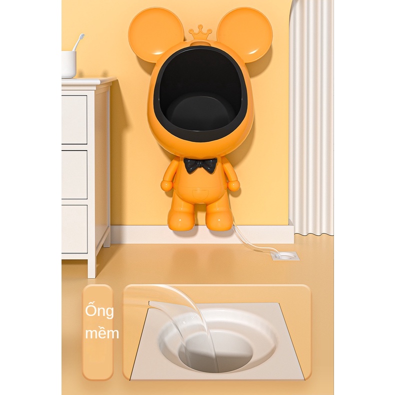 Bô vệ sinh cho bé trai cậu bé đi tiểu tạo tác Có thể đứng và treo trên tường Bô vệ sinh cho bé