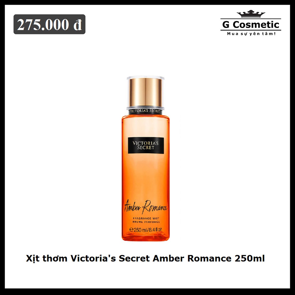 Xịt Thơm Toàn Thân Victoria's Secret Amber Romance 250ml