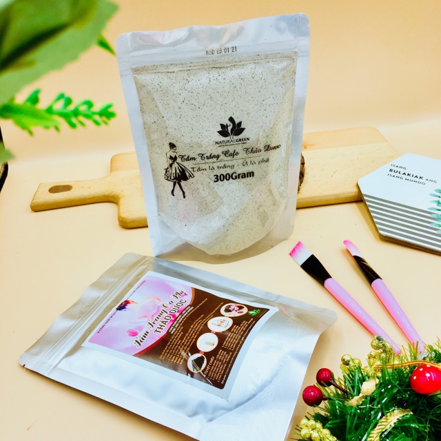  Ủ TRẮNG CAFE CHÍNH HÃNG - DÙNG CHO CẢ FACE VÀ BODY của Mỹ phẩm thiên nhiên 300GR | BigBuy360 - bigbuy360.vn