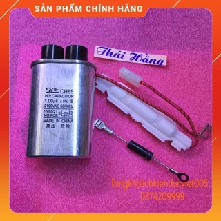 Combo bộ  4 món lò vi sóng ( 1 tụ-1 cầu chì -1 hộp cầu chì-1 điot)