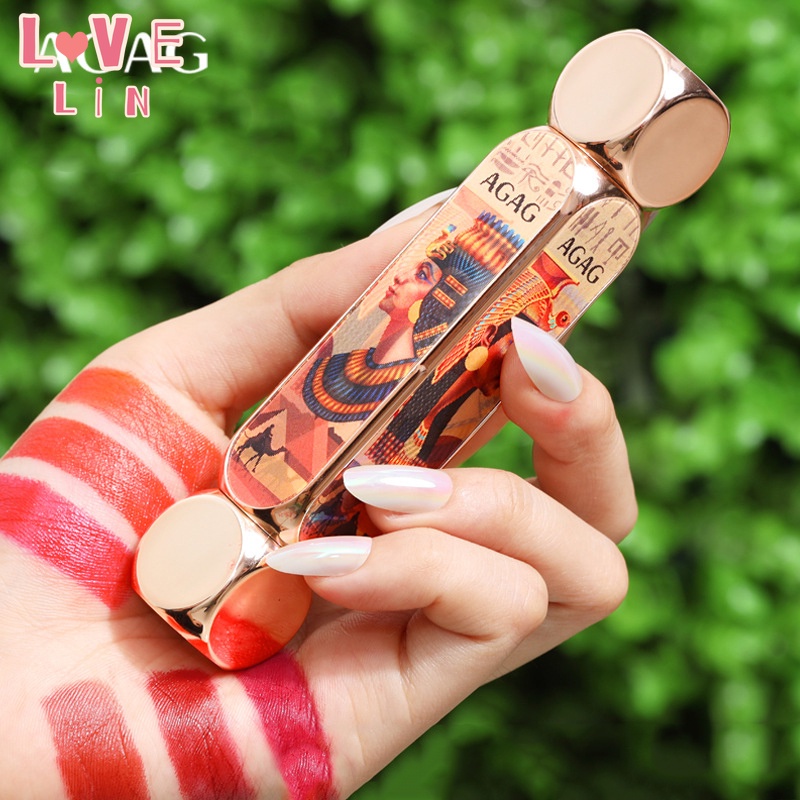 Thỏi Son Lì Hai Đầu 6 Màu Sắc Tùy Chọn Thương Hiệu AGAG magic