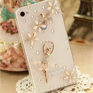 ỐP LƯNG ĐÍNH ĐÁ Cô gái Hoa