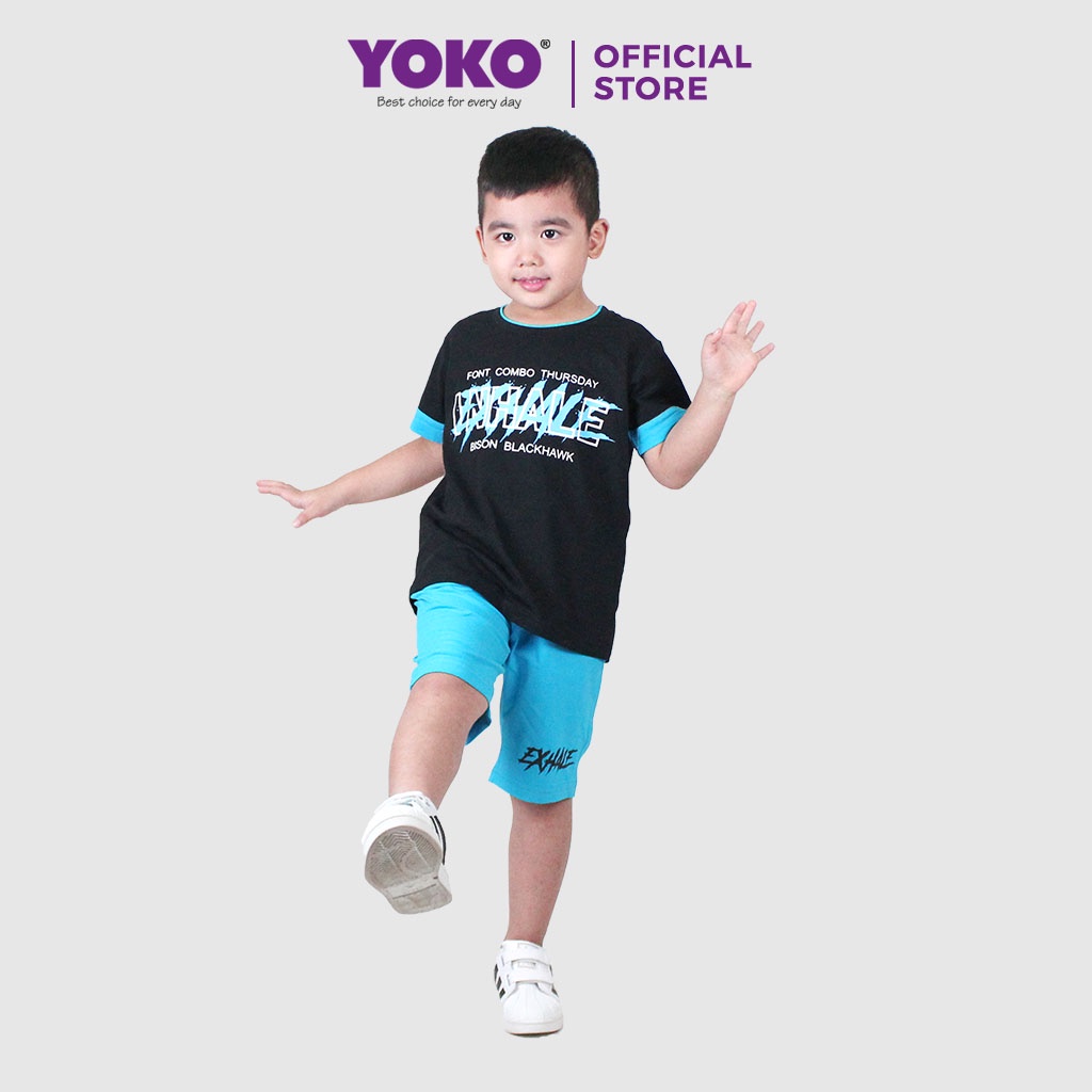 Bộ Quần Áo Thun Tay Ngắn Bé Trai (1-5 Tuổi) YOKO KID’S FASHION 20074T