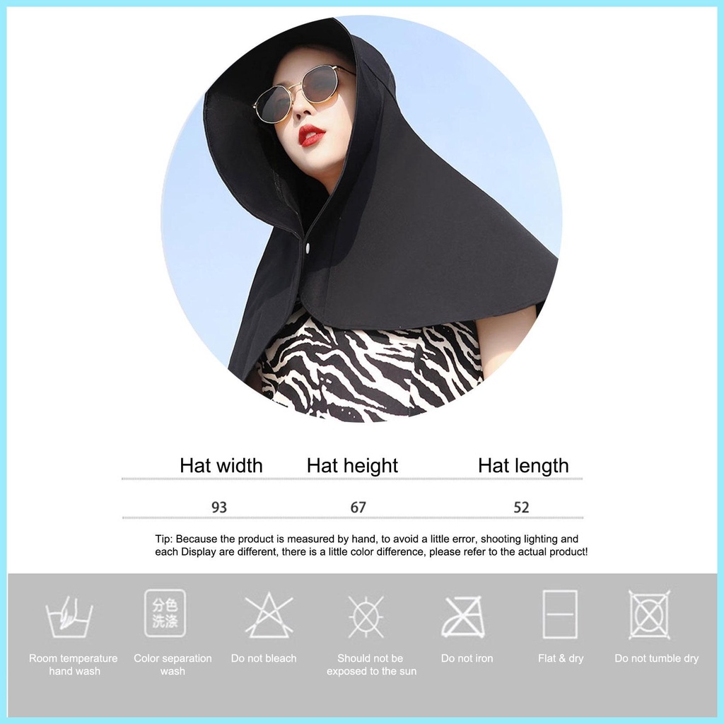 Nón Vành Rộng Bảo Vệ Cổ Thời Trang Mùa Hè Cho Nữ