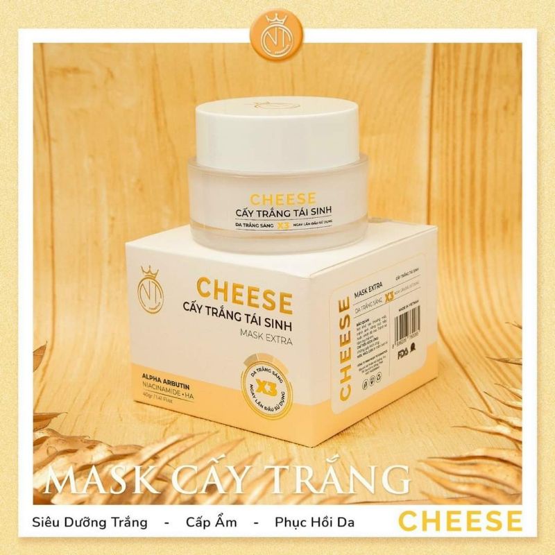 Nạ Cấy Trắng Tái Sinh Cheese ( NT Cosmetics Mask Extra)