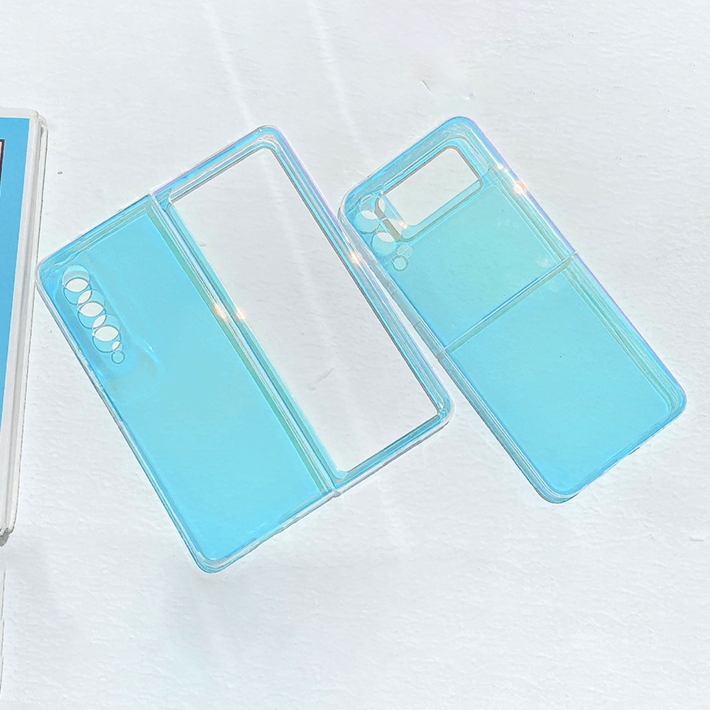 Ốp Điện Thoại Dẻo Trong Suốt Mỏng Nhẹ Nhiều Màu Sang Trọng Cho Samsung Galaxy Z FOLD 4 3 2 Z FLIP 4 1 2 3