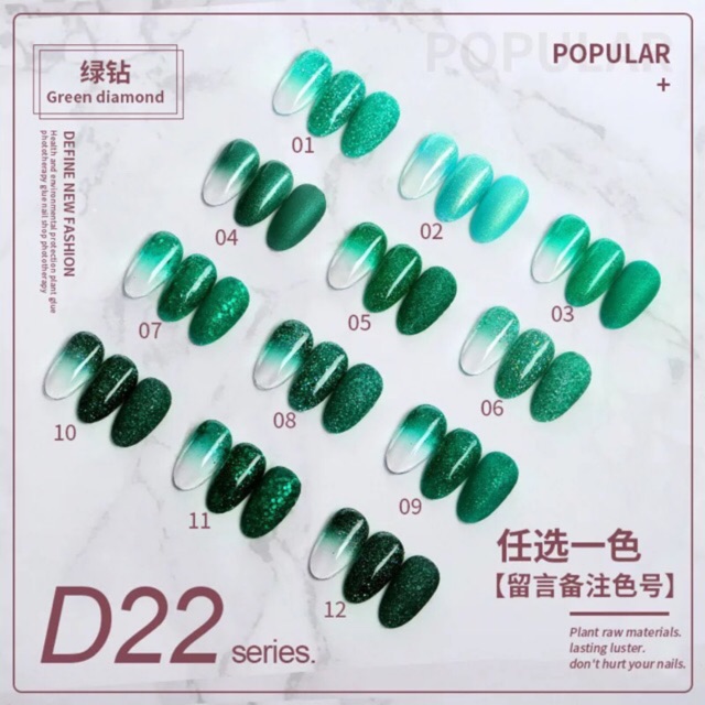 Sơn Gel JINJU mã D22 chai 15ml chính hãng