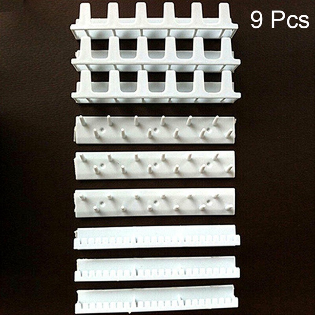 Set 9 Móc Treo Đồ Trang Sức Gắn Tường Đứng