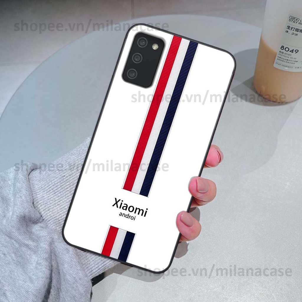 Ốp Samsung A02s / A03s in giả da phong cách thể thao, cá tính, thời trang