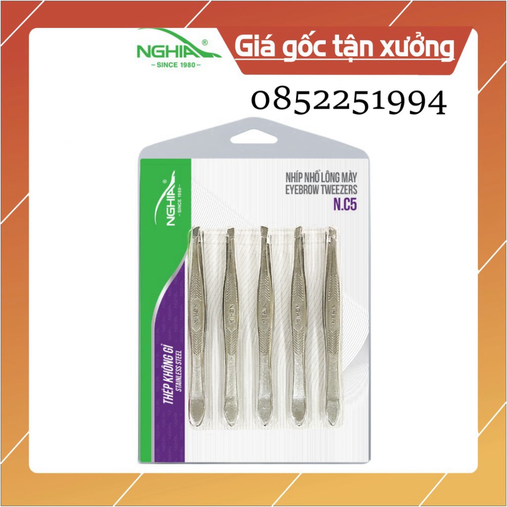 Vỉ 5 Nhíp NC5 N-C5 Kềm Nghĩa (Giá tốt nhất ) (Giá tốt nhất )