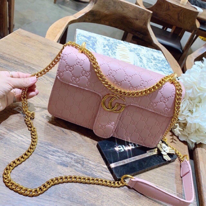 Túi sách nữ, túi đeo chéo nữ in vân chìm sang chảnh- Đậu Đậu Boutique Kẹo - Boutique | BigBuy360 - bigbuy360.vn