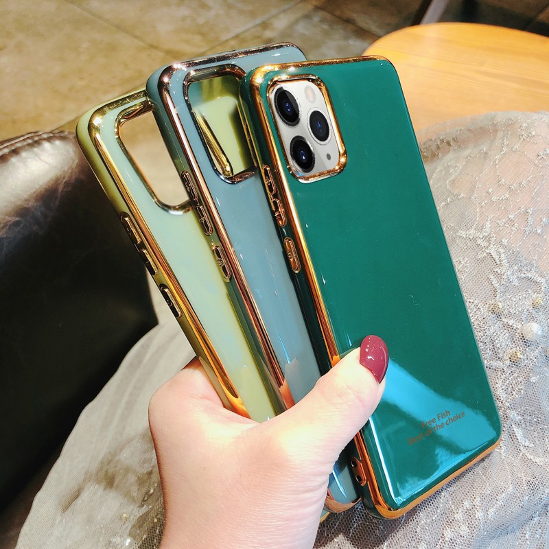 Ốp Điện Thoại Koosuk Cho iPhone 11 Pro Max XR X XS Max 7 8 6 6s Plus Bằng TPU Silicon Mềm Mạ Điện 6D Sang Trọng