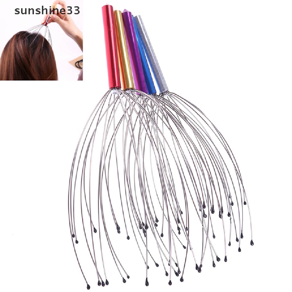 [Hàng mới về] Dụng cụ mát xa đầu và cổ hình bạch tuộc tiện lợi