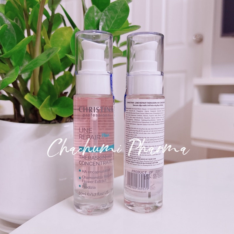 Tinh chất cấp nước Christina Line Repair Theraskin + HA Concentrate