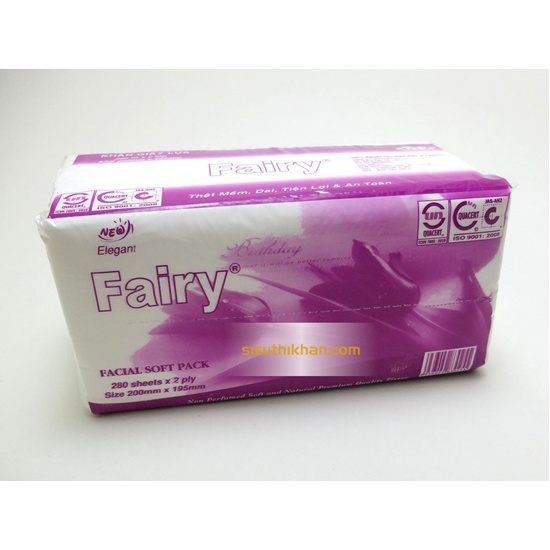 Giấy ăn lụa rút Fairy Hà Nội 280 tờ 2 lớp