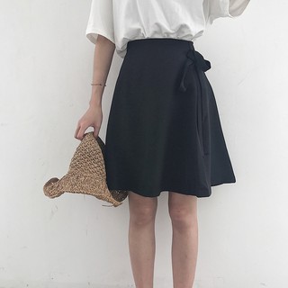 Set áo + váy buộc nơ - Hàng Order