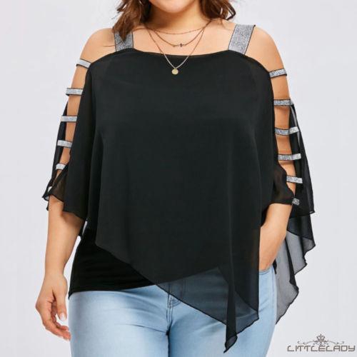 ☛☏❤Womens Summer Long Sleeve Shirt Casual Blouse Loose Chiffon Tops T Shirt new | BigBuy360 - bigbuy360.vn