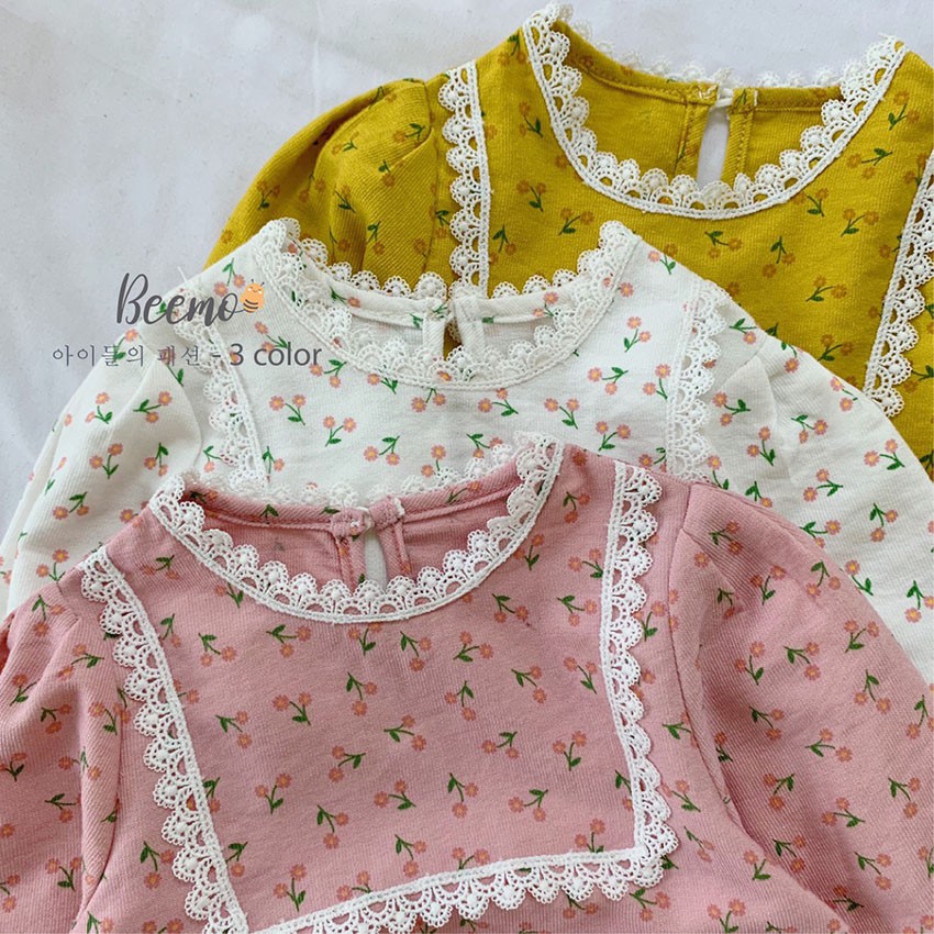 Đầm bé gái ⚡ 𝗙𝗥𝗘𝗘𝗦𝗛𝗜𝗣 ⚡ Đầm Baby Doll nhung tâm phối ren - Chất liệu siêu mềm mại và an toàn cho bé