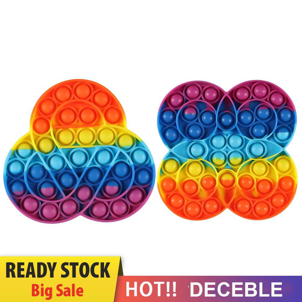 Pop It Fidget Đồ chơi 3/4 Rings Autism Needs Stress Reliever  Bubble Sensory Fidget Đồ chơis