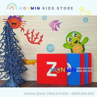Bộ chữ nhám tiếng anh monmin