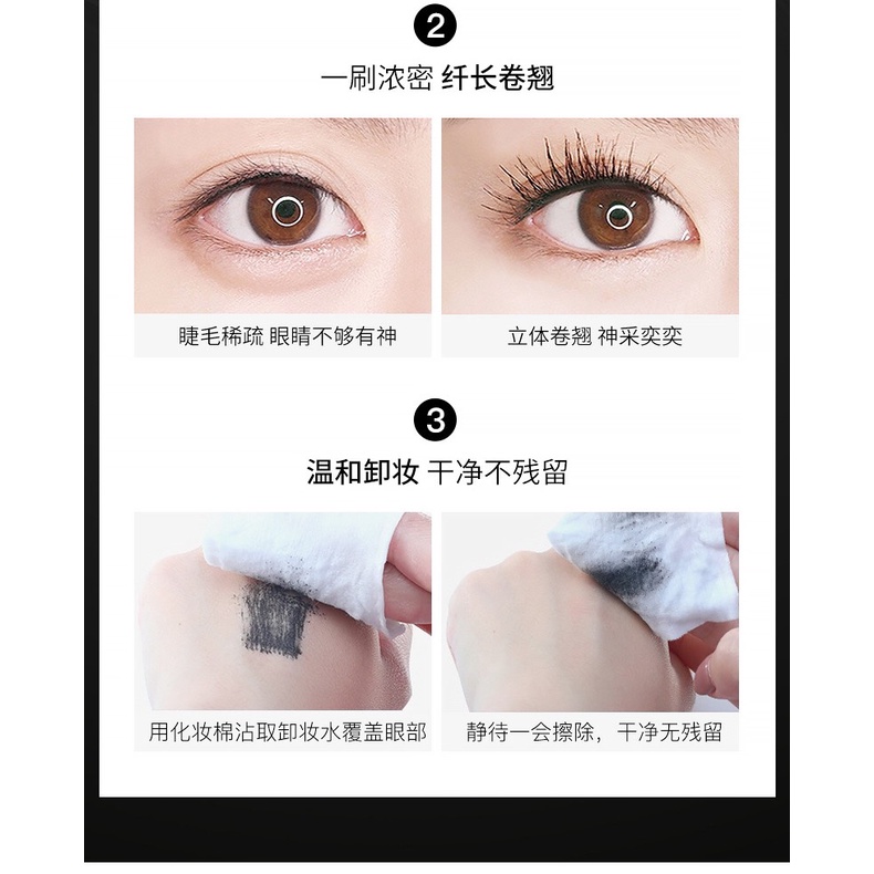 Mascara chuốt mi cong chống nhòe kháng nước làm tơi mi