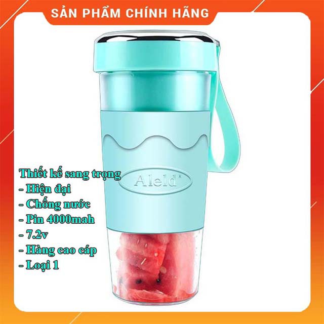 Máy xay sinh tố mini cầm tay đa năng chính hãng 2 lưỡi dao 0801 (50W - 420ml)