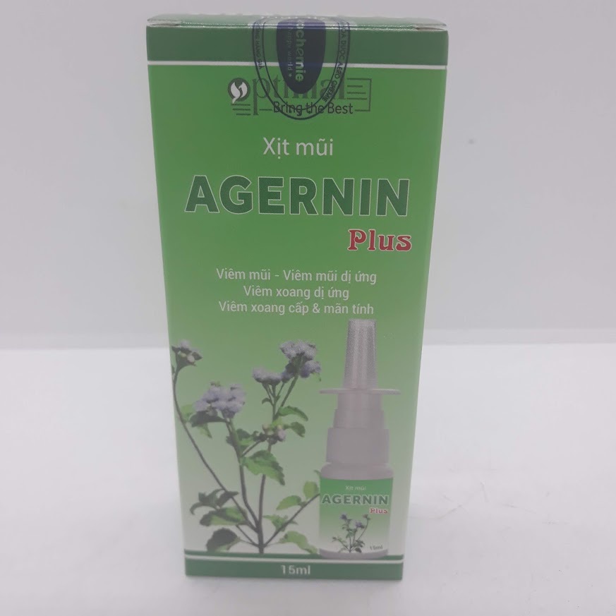 Xịt mũi Agernin plus hoa ngũ sắc