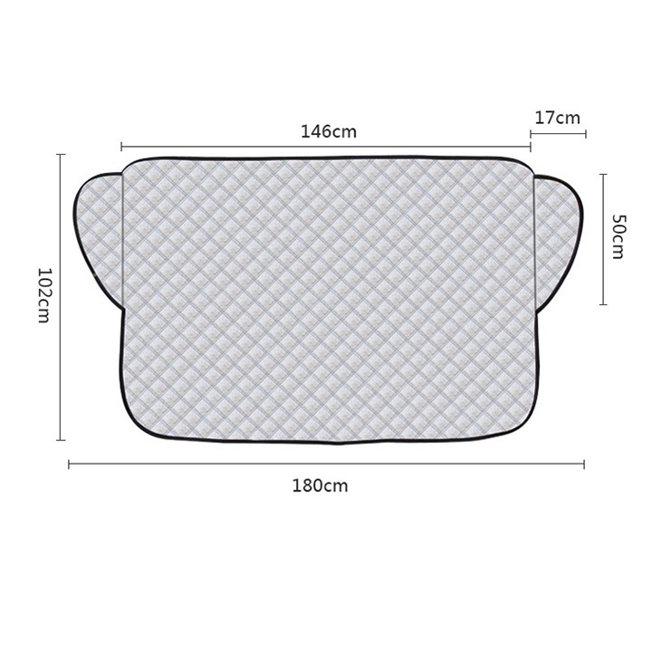Bạt che nắng kính lái ô tô , cách nhiệt chống nắng 3 lớp OXM2welike