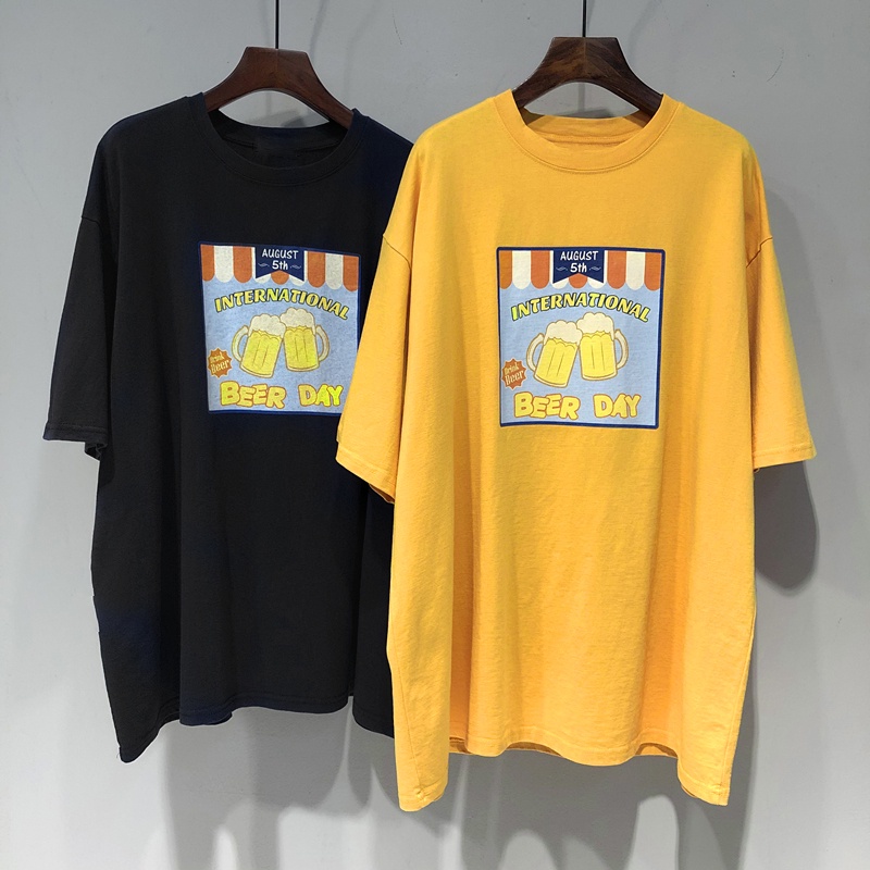 NRVP Áo Thun Tay Ngắn Cổ Tròn Thời Trang Mùa Hè Phong Cách Hàn Quốc 2022 Cho Nam Và Nữ