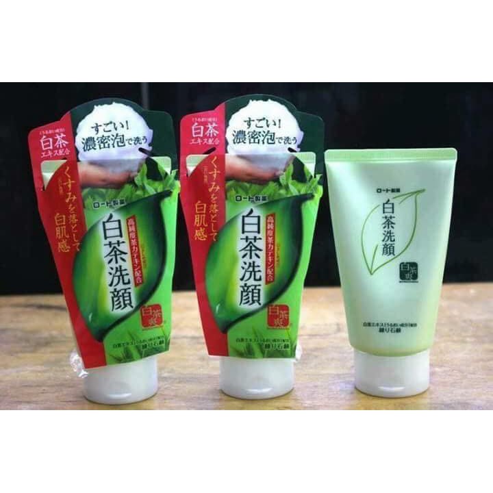 Sữa rửa mặt trà xanh Nhật Bản Rohto Shirochasou Green Tea Foam