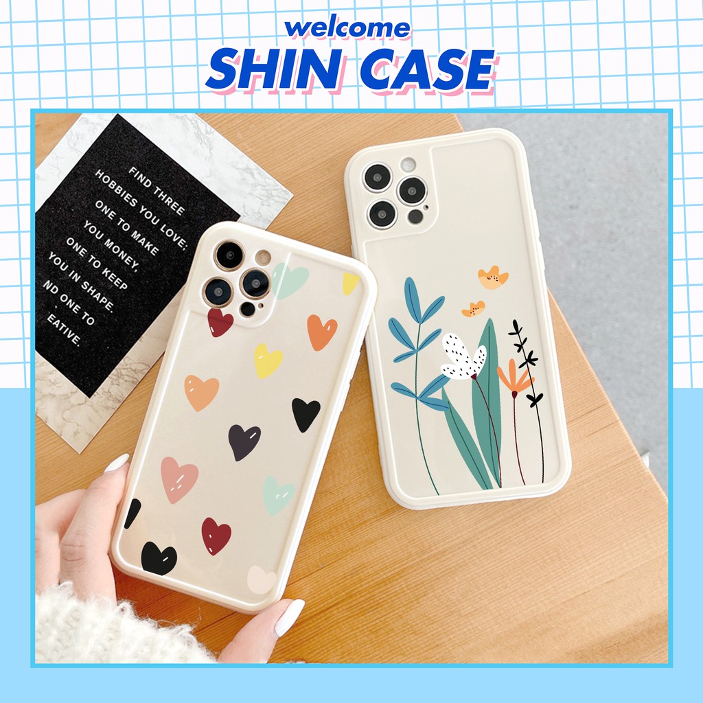 Ốp lưng iphone Jandi bóng cạnh vuông 6/6plus/6s/6splus/7/7plus/8/8plus/x/xs/11/12/13/14/pro/max/promax/plus/shin/case