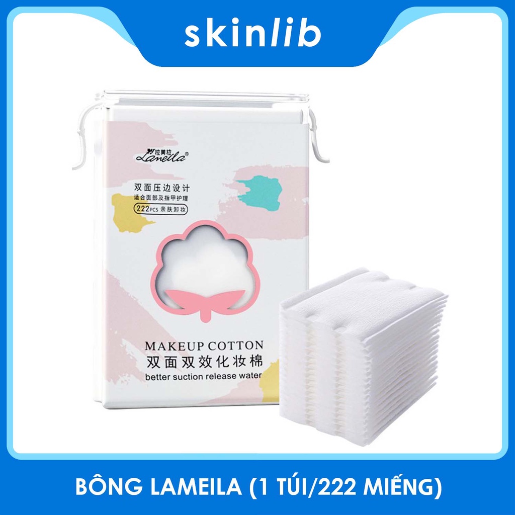 ✅[Bông Tẩy Trang 3 Lớp] Smart Manelle 222 Miếng, Lameila 222 Miếng, Ipek 150 Miếng (BTT 100% Cotton Tự Nhiên)