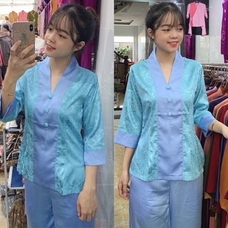 Đồ lam Đi Chua ✅Bà Lai 3 Nút Gấm ✅