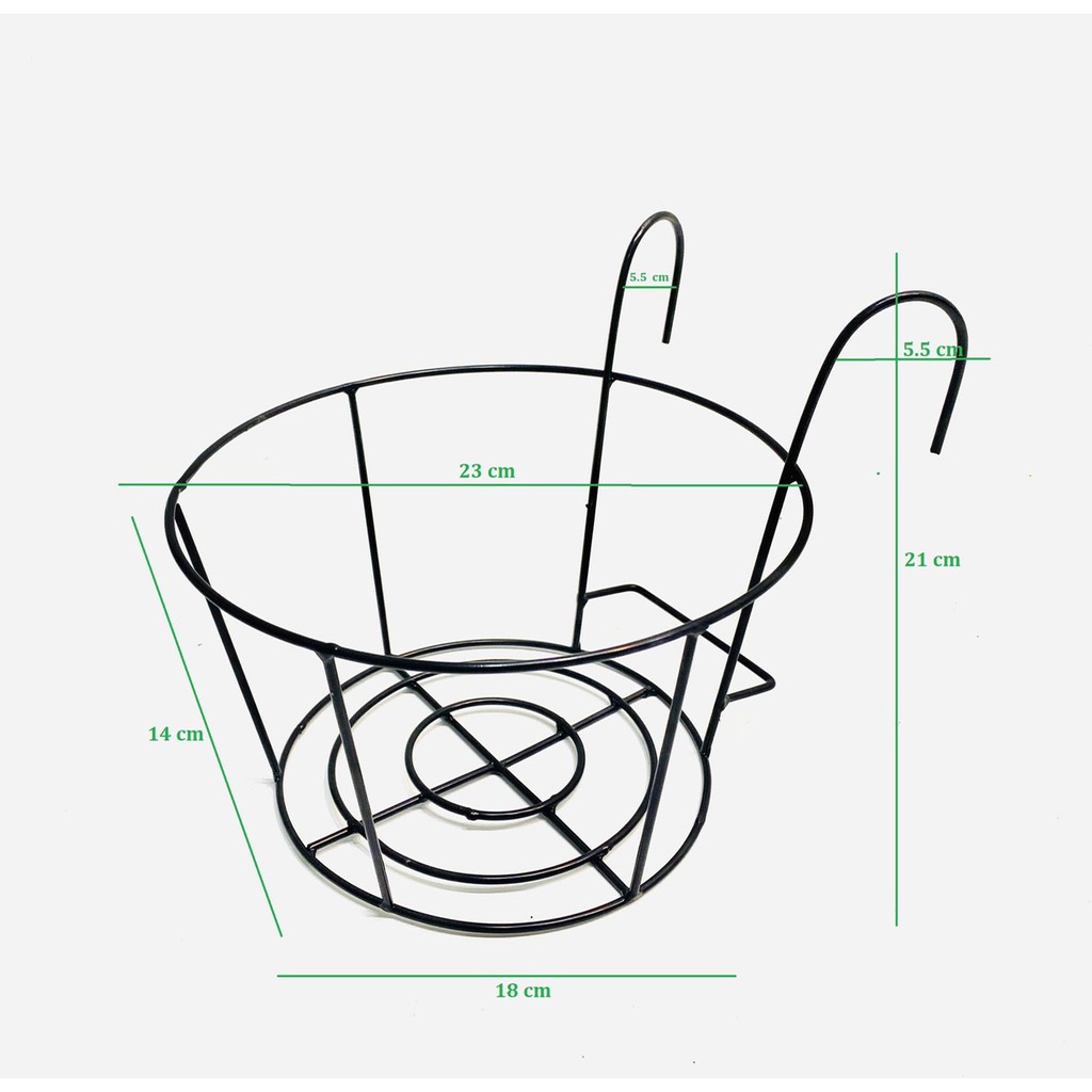 {Giá Tại Xưởng} Giỏ Sắt Treo Chậu Cây Ban Công, Hàng Rào