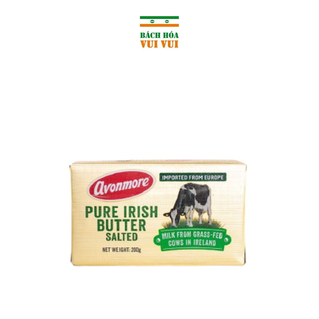 Bơ lạt avonmore pure irish butter unsalted 200g - ảnh sản phẩm 2