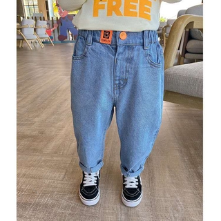 Quần jeans dài phong cách Hàn Quốc cho bé trai 1-6 tuổi