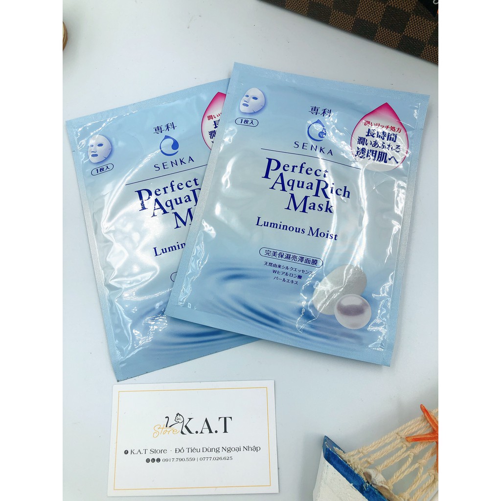 Mặt nạ Senka Perfect Aqua Rich Mask Extra Moist (25ml)